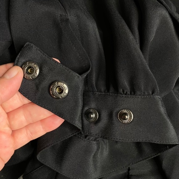 Bebe Black Strapless Cropped Jumpsuit - Picture 7 of 9